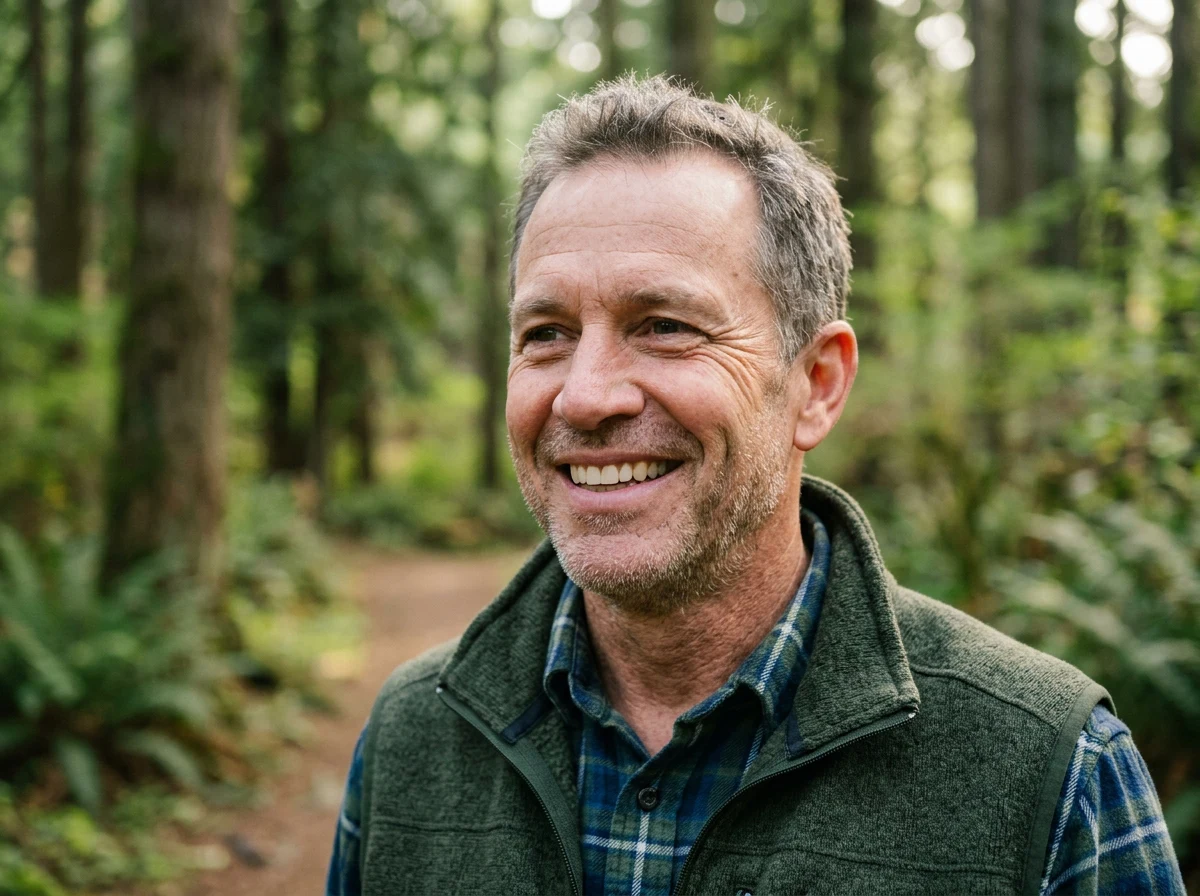 Full mouth reconstruction patient smile results at Aloha Dental Specialty Center